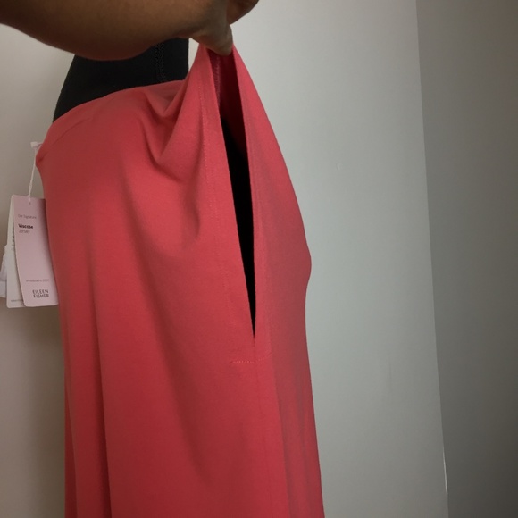 NWT Eileen Fisher Squnk S/S Crop Top Sz L A24 - Picture 6 of 8